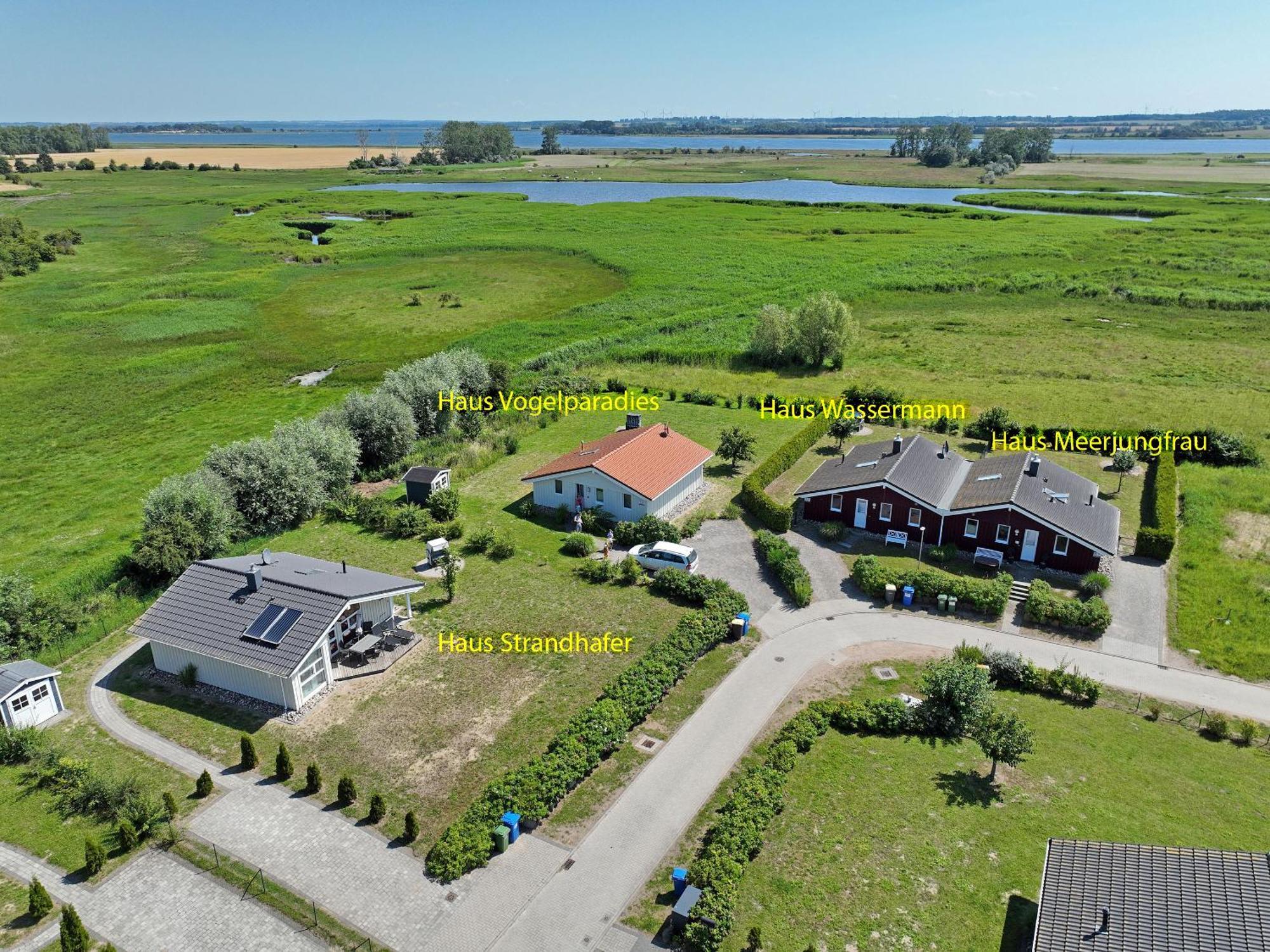 Daenische Ferienhaeuser Am Salzhaff Haus Vogelparadies Insel Poel Exteriér fotografie